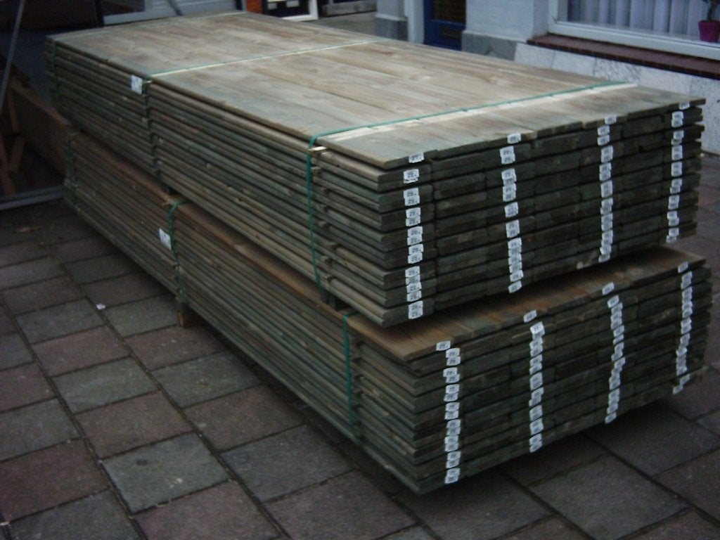 Geimpregneerde planken 44/3.00 mtr. 17x140mm actie actie, Tuin en Terras, Palen, Balken en Planken, Ophalen, Nieuw, 250 cm of meer