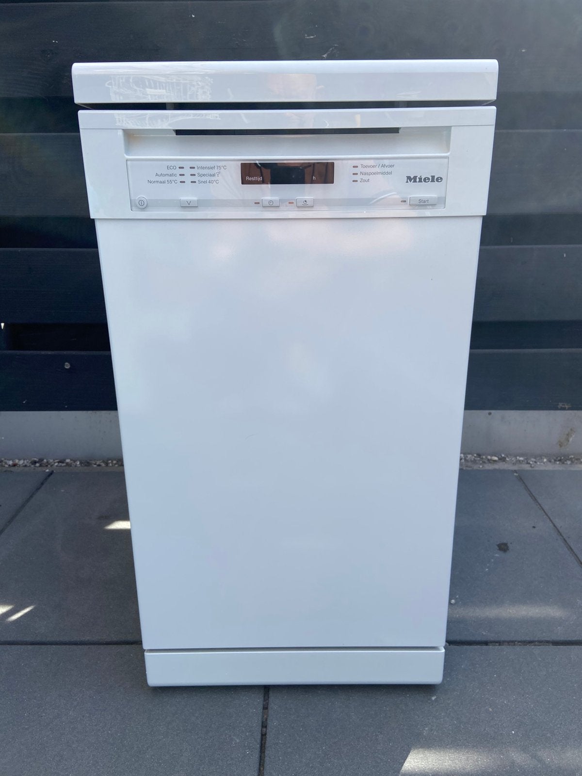 Miele vaatwasser 45 cm, Witgoed en Apparatuur, Vaatwasmachines, Ophalen, Minder dan 45 cm, Energieklasse A of zuiniger, Zo goed als nieuw