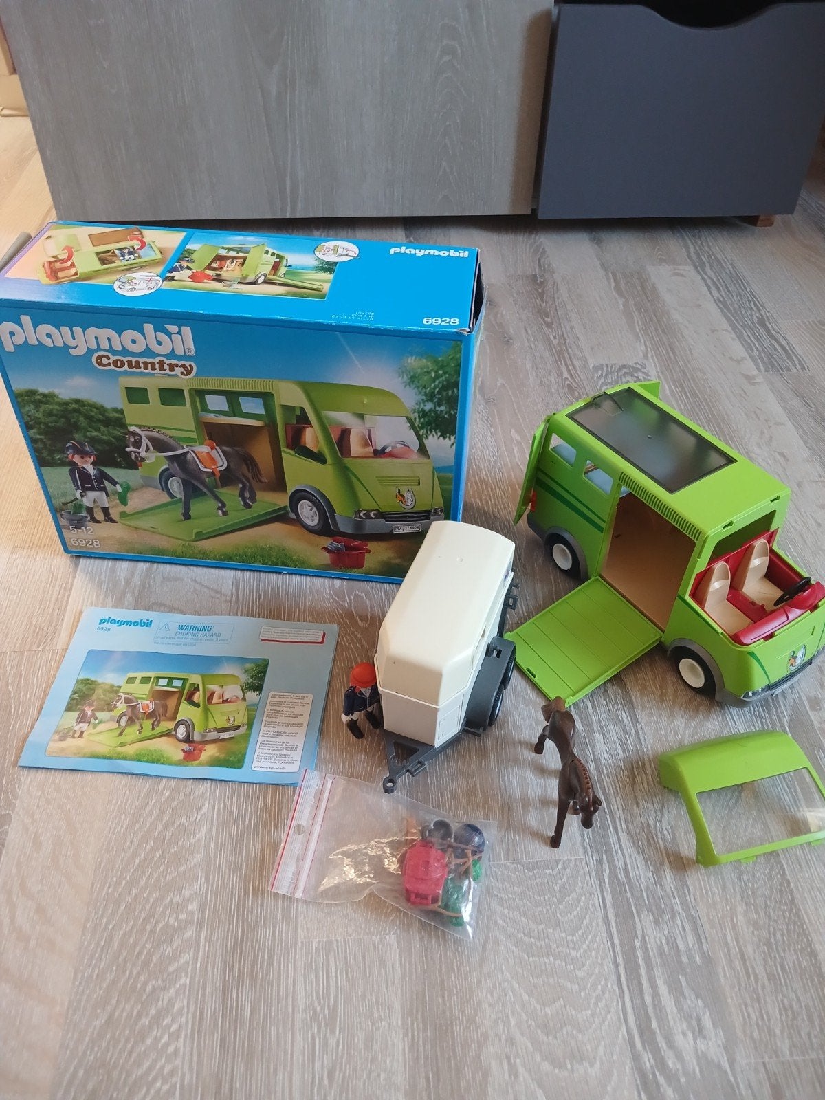 playmobil country camper, Ophalen, Complete set, Voertuig, Zo goed als nieuw