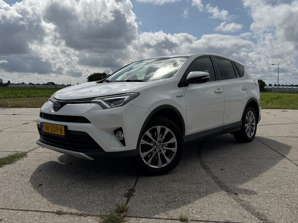 Toyota RAV4 2.5 Hybrid AWD Executive Business - Wit - Leder, Automaat, Euro 6, 1650 kg, Wit