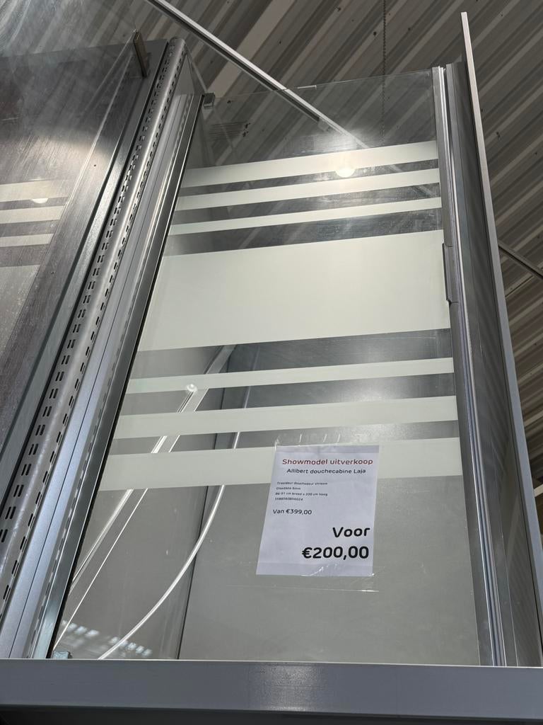 Showmodel douchecabine, Ophalen, 50 tot 100 cm, Zo goed als nieuw, Minder dan 100 cm