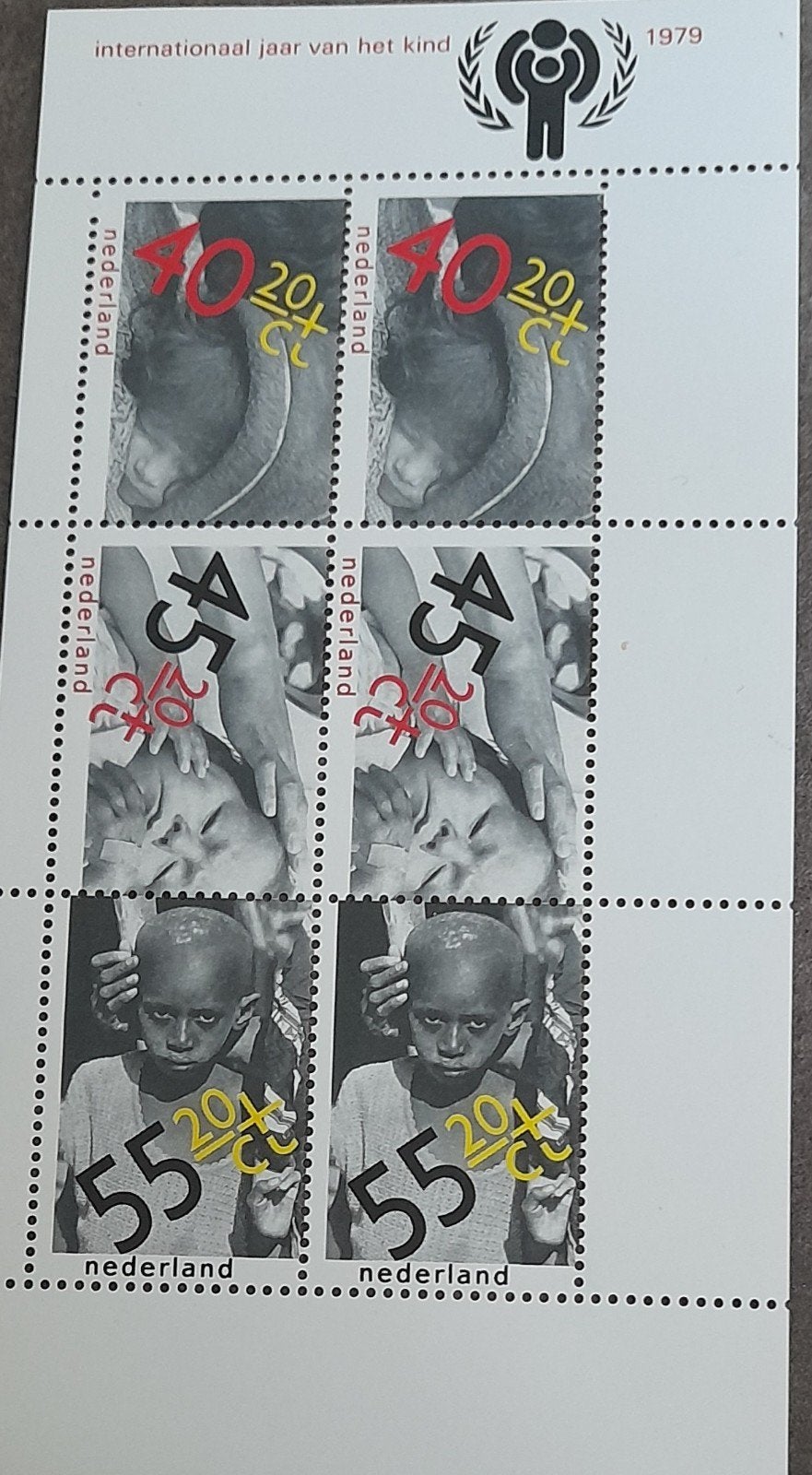 Nederlandse postzegels Internationaal Jaar van het Kind 1979, Ophalen of Verzenden, Na 1940, Postfris
