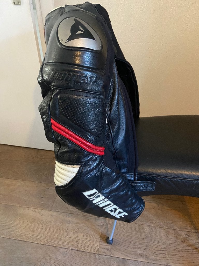 Leren motorpak 50 dainese, Motoren, Kleding | Motorkleding, Combipak, Heren, Tweedehands, Ophalen of Verzenden