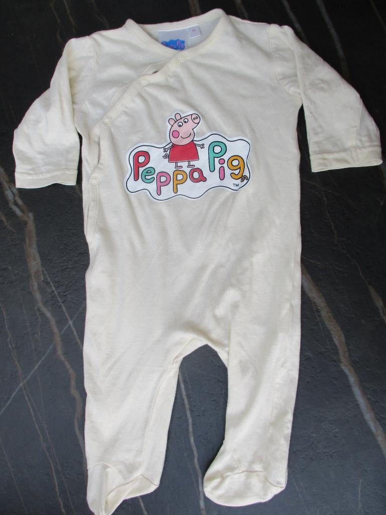 Peppa Big / Pig pyjama pakje ecru maat 62, Kinderen en Baby's, Gebruikt, Meisje, Ophalen of Verzenden, Pakje