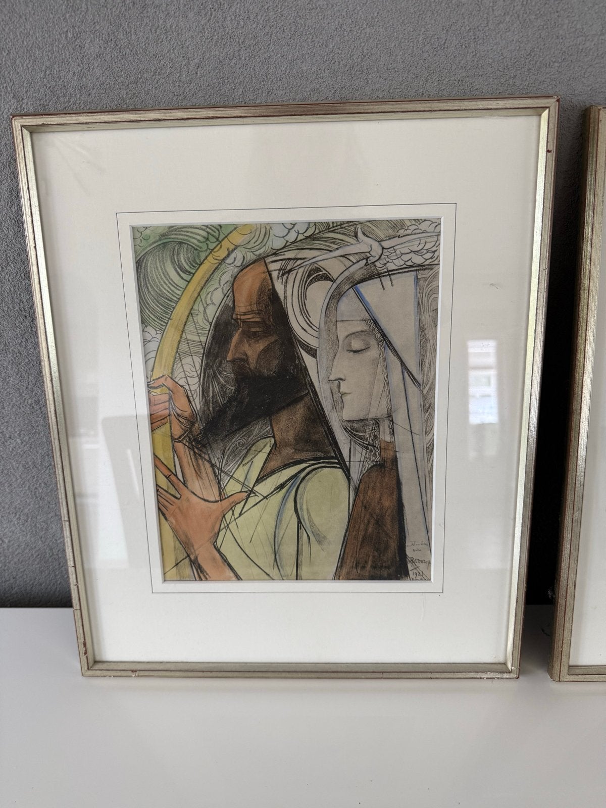 Jan Toorop schilderijen - Religieuze voorstellingen, Ophalen, Gedateerd, Portret of Personen, Expressionistisch