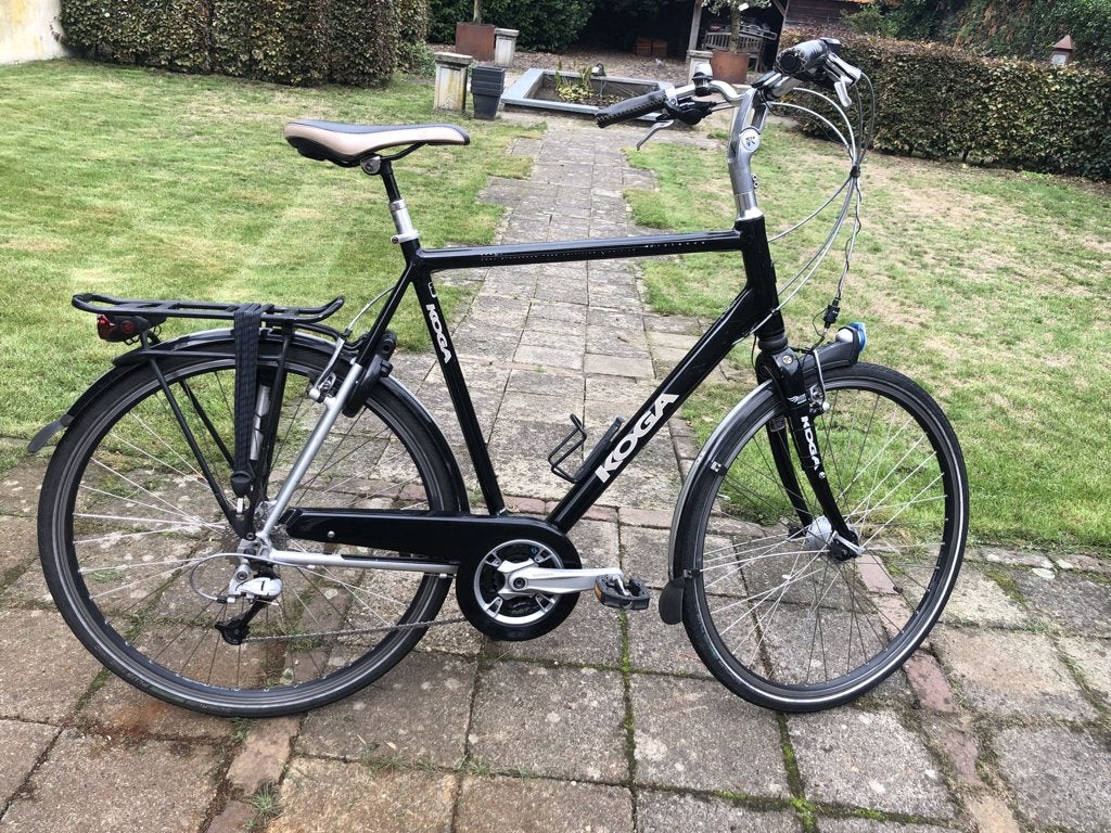 KOGA MIYATA DISTANCE 63cm XXL  voor de lange man (27v), Ophalen, 28 inch, Vering, Velgrem