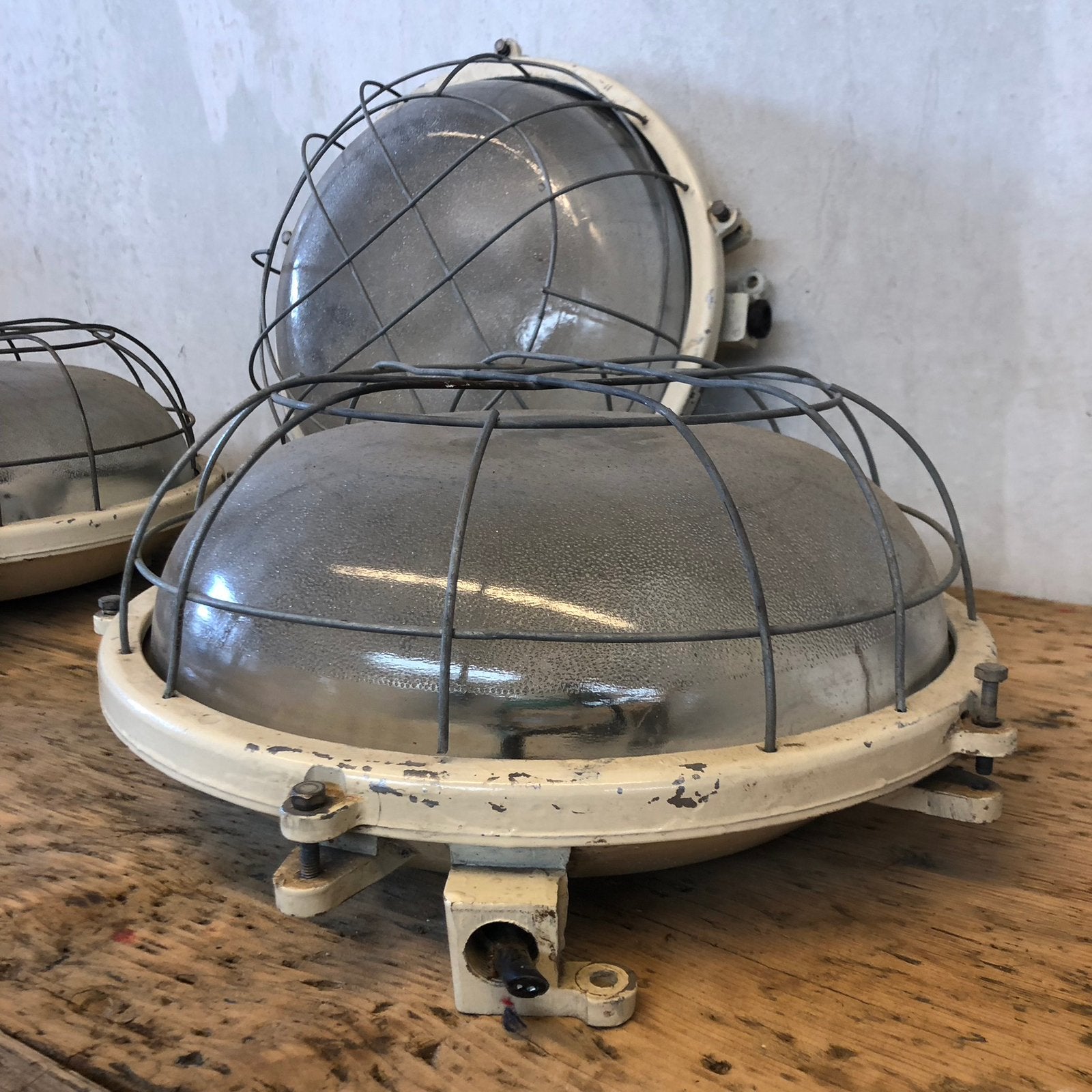 Oude kooilamp, vintage lampen, industriële lamp, wandlamp, Ophalen, Nieuw