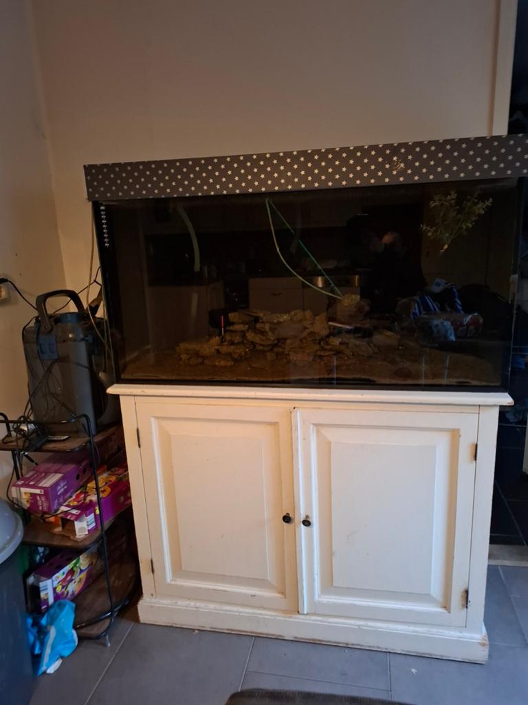 Aquarium 150x60x50, Ophalen, Zo goed als nieuw, Leeg aquarium