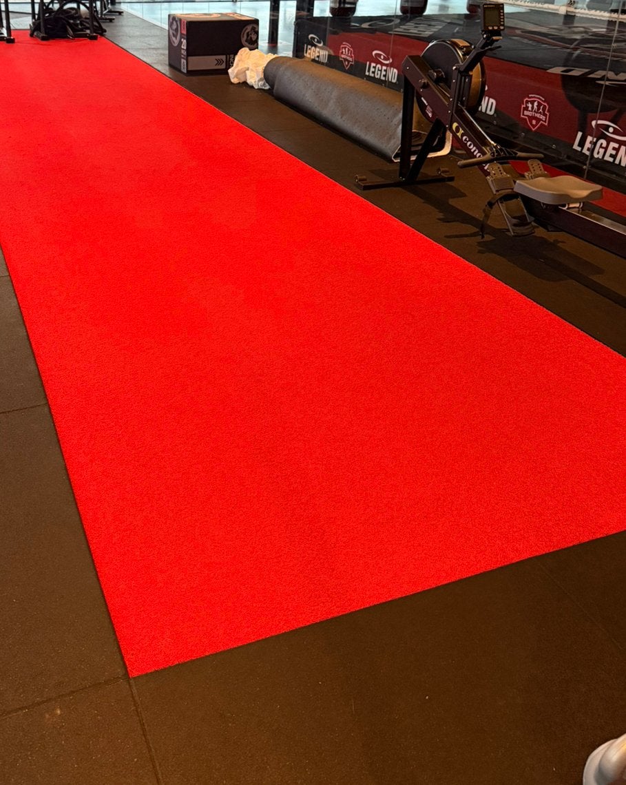Rode Sprintrack zo goed als nieuw, Sport en Fitness, Ophalen, Zo goed als nieuw, Overige typen