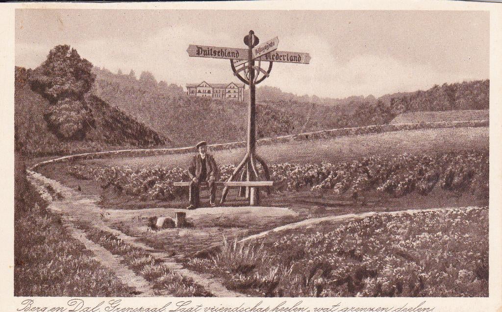 00581 Berg en Dal - Grenspaal, Verzenden, 1920 tot 1940, Ongelopen, Gelderland