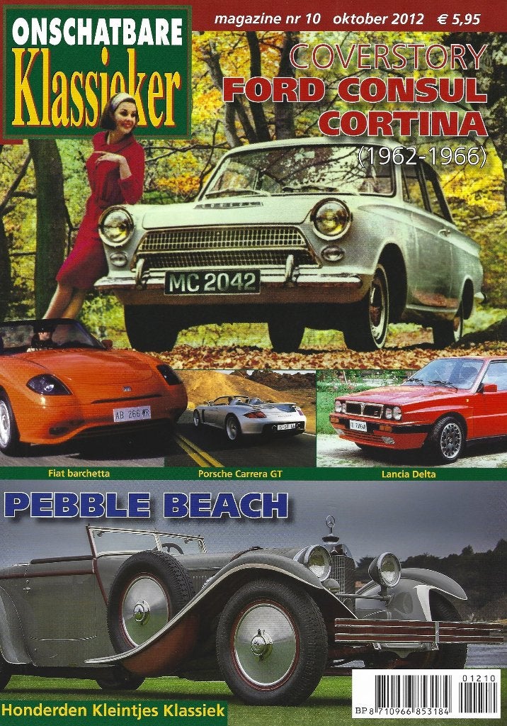 Onschatbare Klassieker reportage Ford Consul Cortina, Ophalen of Verzenden, Gelezen, Ford