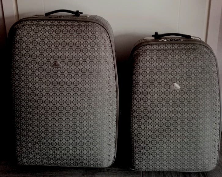 Enrico Benetti - Set Koffers Grijs - Zgan, Ophalen of Verzenden, Zo goed als nieuw, 60 tot 80 cm, 75 cm of meer