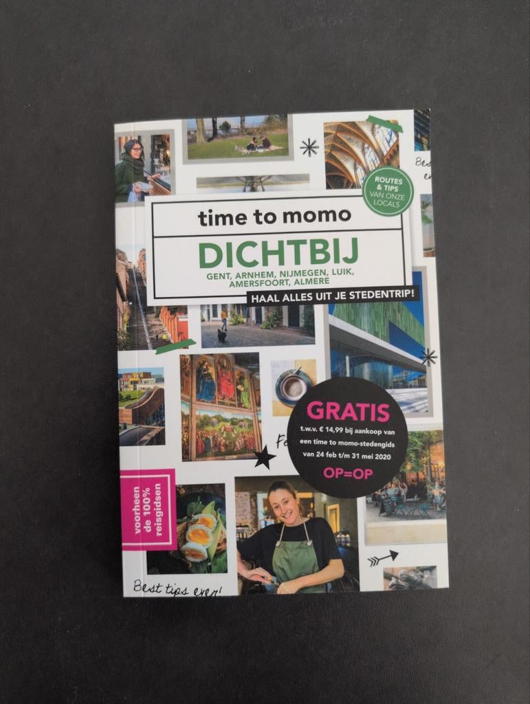 Time to Momo Dichtbij - Stedentrip Gids (Gent, Arnhem, etc.), Time to Momo, Zo goed als nieuw, Reisgids of -boek, Benelux