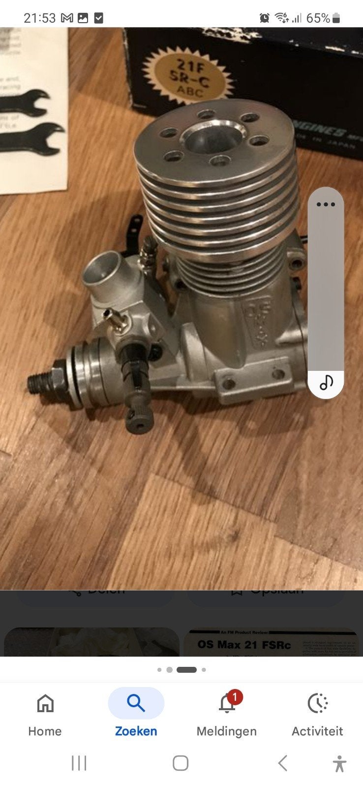 Gezocht : carburateur os max 21 fsr-c, Ophalen, Overige schalen, Onderdeel