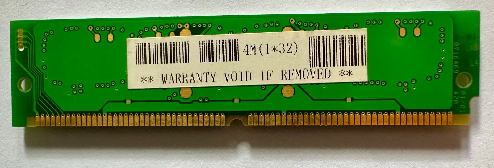 Oud type RAM-geheugen (4MB), Computers en Software, Server, Ophalen of Verzenden, DDR, Gebruikt