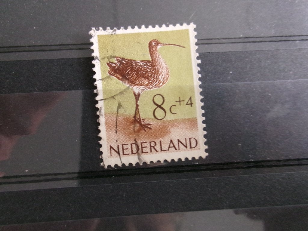 1961 - zomerzegel wulp (253e), Postzegels en Munten, Verzenden, Gestempeld