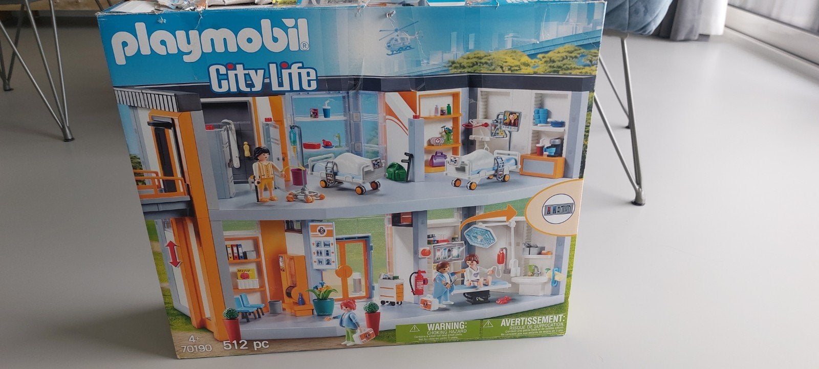 Playmobil City Life Ziekenhuis 70190, Gebouw, Complete set, Ophalen of Verzenden, Zo goed als nieuw