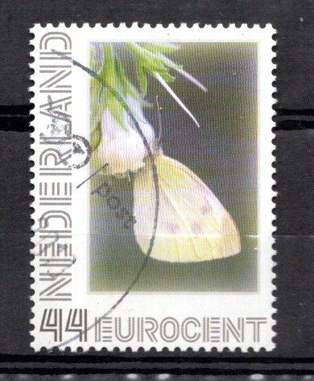 gestempelde zegel. persoonlijke: vlinder, Ophalen of Verzenden, Na 1940, Gestempeld