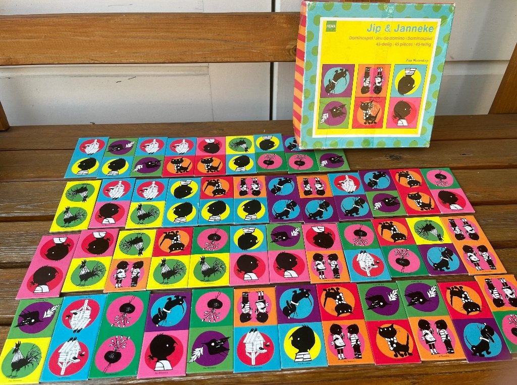 Jip en Janneke domino dominospel Hema Takkie fiep westendorp, Ophalen of Verzenden