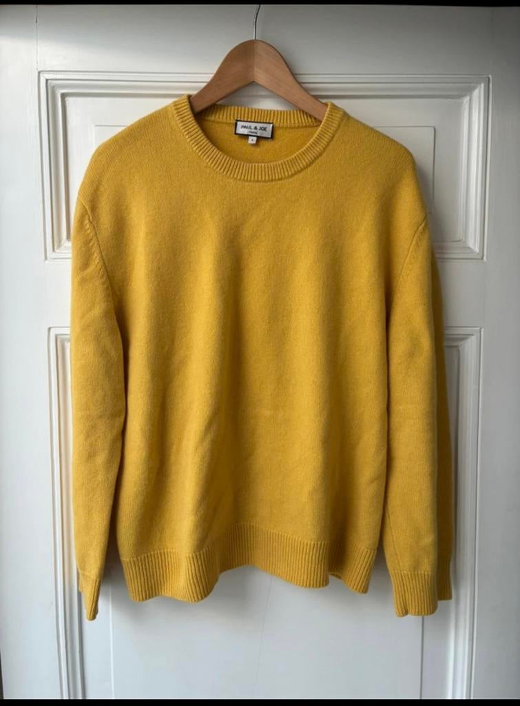 Paul & Joe cashmere trui, Ophalen of Verzenden, Zo goed als nieuw, Maat 36 (S), Geel