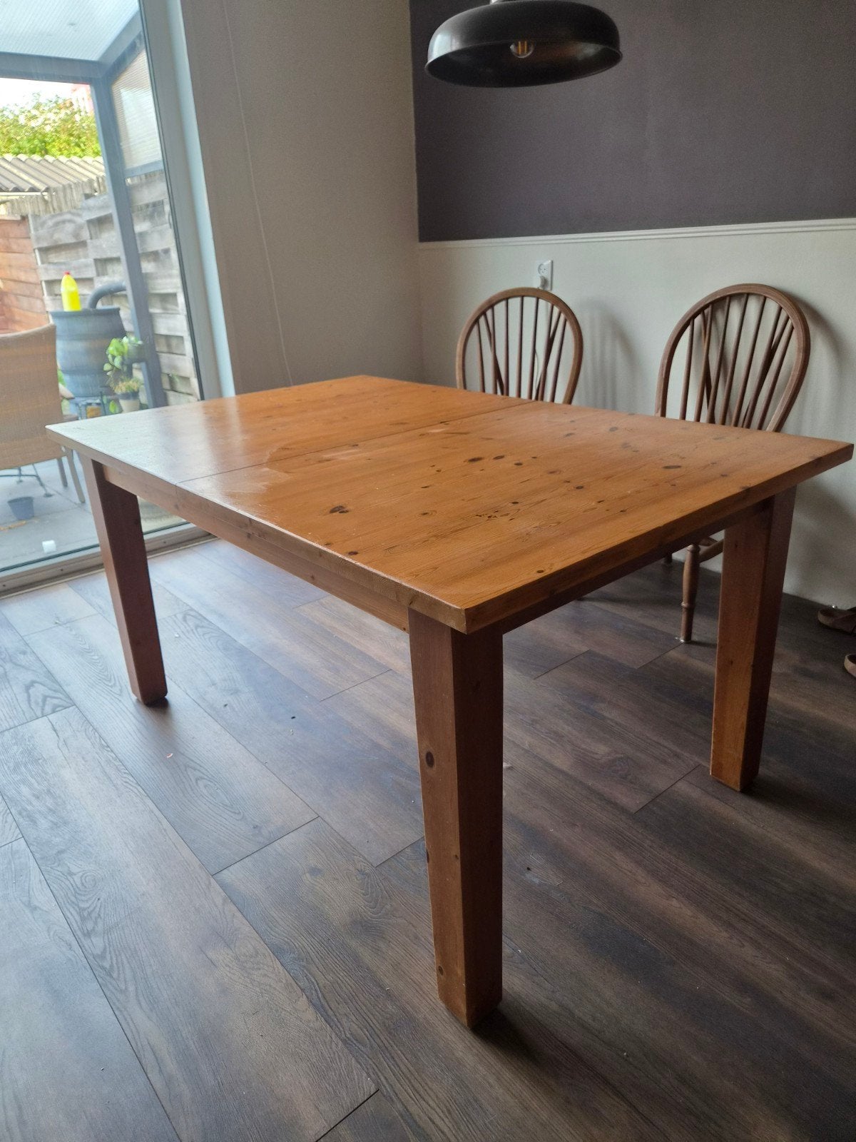 uitschuifbare tafel, Huis en Inrichting, Ophalen, Gebruikt, Rechthoekig, 50 tot 100 cm