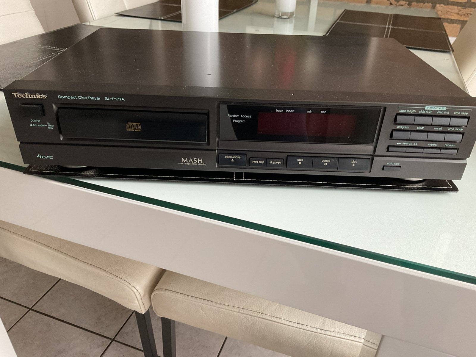 Technics cd speler SL-P177A, Ophalen, Zo goed als nieuw, Technics
