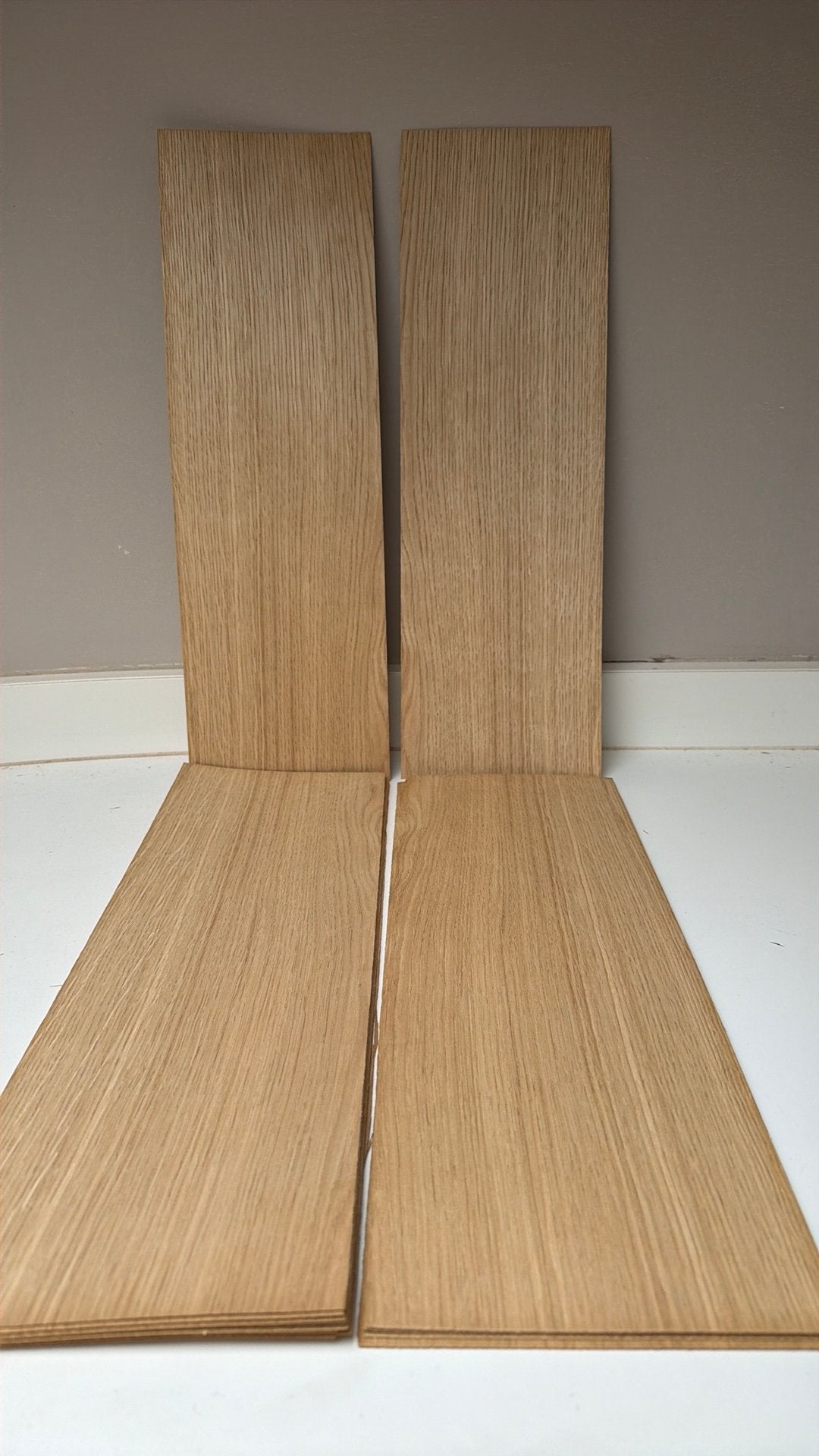 Eiken 54x17cm 0,8 mm, Ophalen of Verzenden, Nieuw, Kunst en Creatief