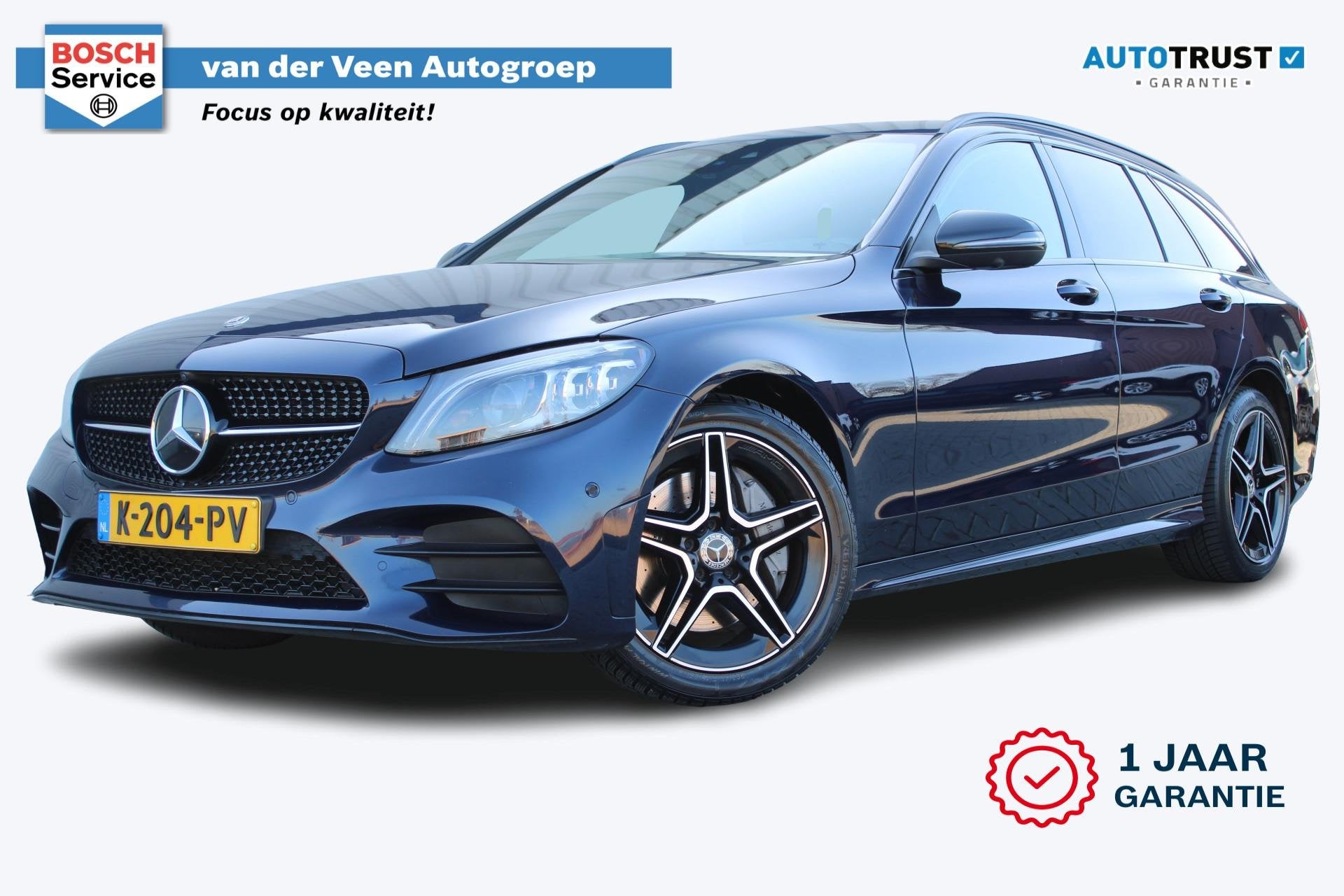 Mercedes-Benz C-klasse Estate 300 e Business Solution AMG Li, Auto's, Stof, 57 km, Hybride Elektrisch/Benzine, 13 kWh