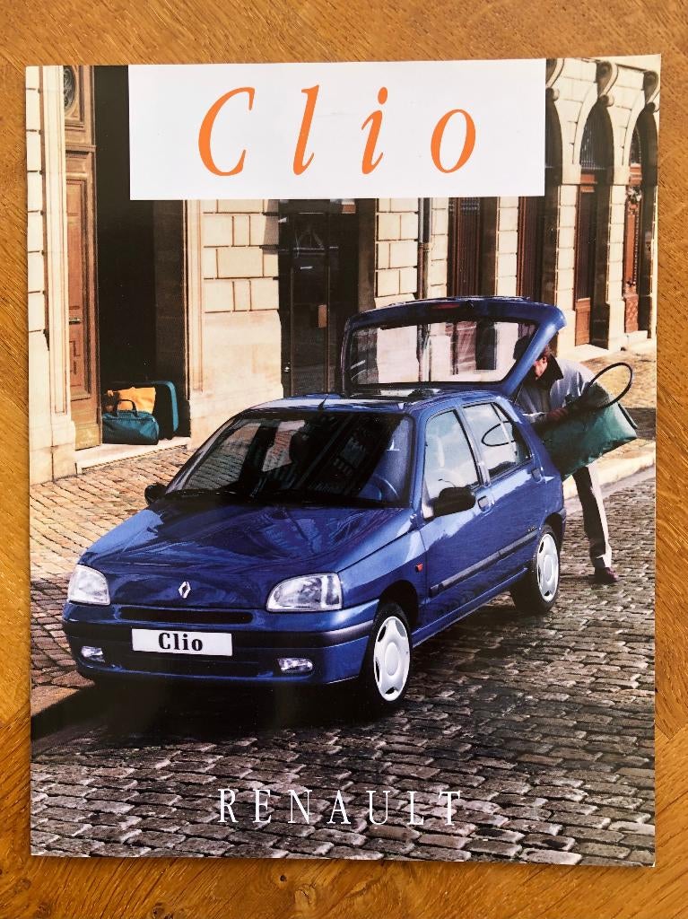 Renault Clio folder 1996, Boeken, Auto's | Folders en Tijdschriften, Nieuw, Renault, Verzenden