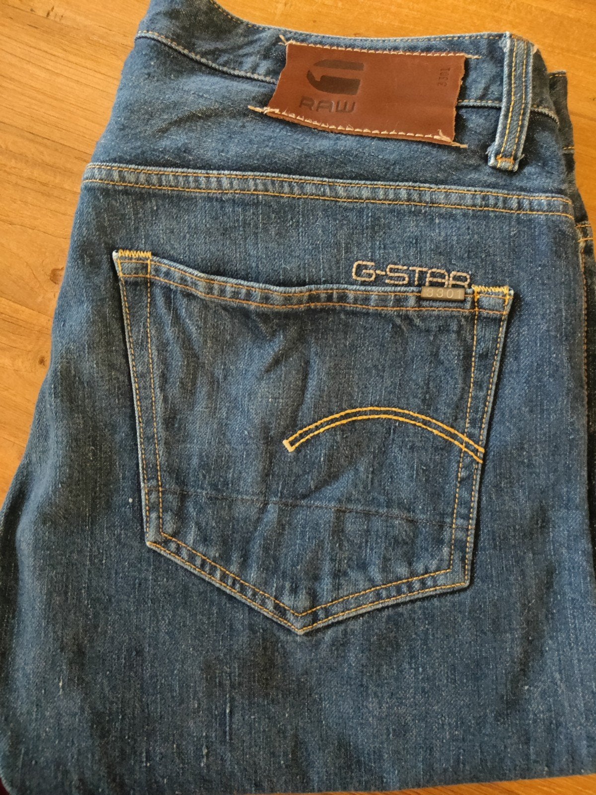 G-Star Raw 3301 Low Tapered Jeans W34 L32, G-Star Raw, Blauw, Ophalen of Verzenden, W33 - W34 (confectie 48/50)