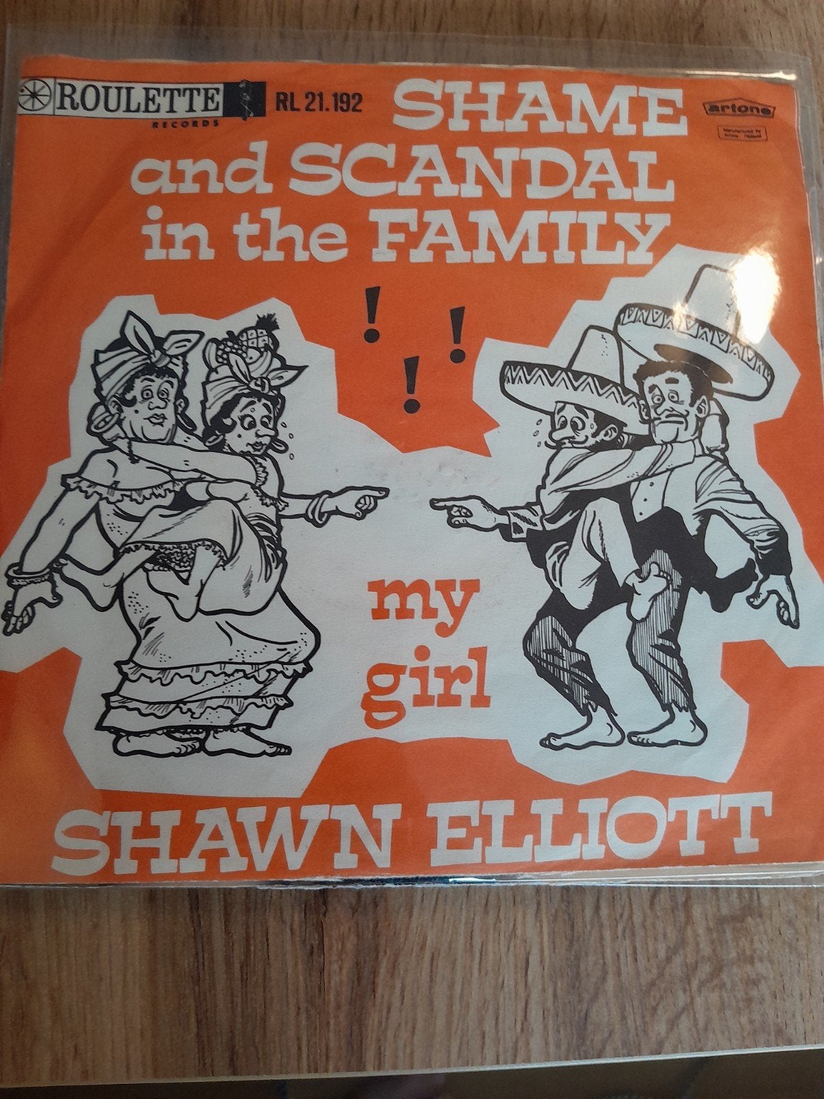 Shawn elliott 7inch shame and scandal in the family, Ophalen of Verzenden, Zo goed als nieuw, Pop