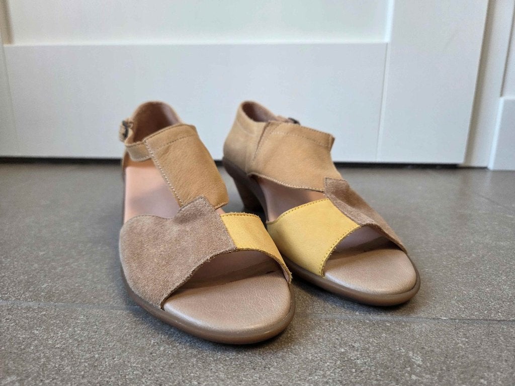 Verhulst zomerschoen - sandaal naturel maat 38, Verhulst, Zo goed als nieuw, Sandalen of Muiltjes, Ophalen of Verzenden