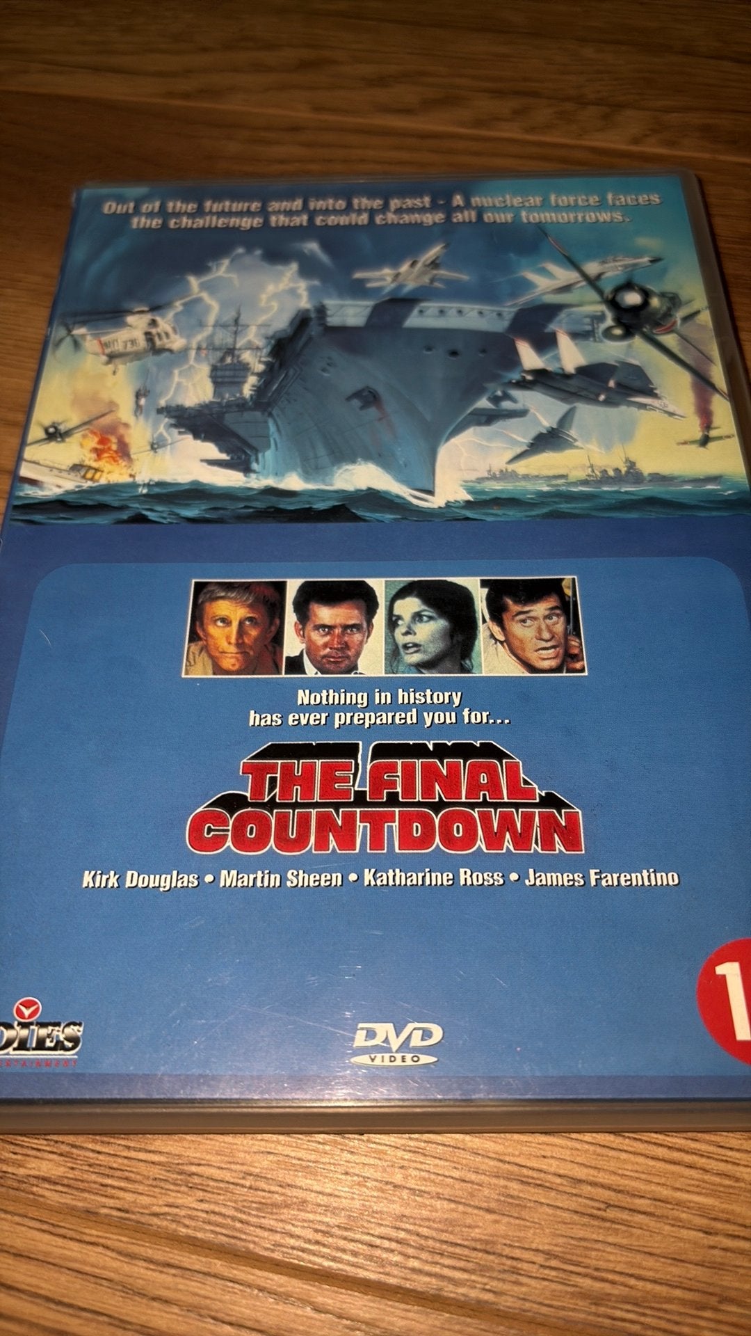 The Final Countdown met Kirk Douglas en Martin Sheen., Vanaf 16 jaar, Ophalen of Verzenden, Zo goed als nieuw, Actiethriller