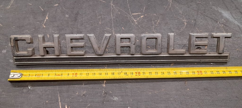 Chevrolet logo oldtimer, Ophalen of Verzenden, Gebruikt, Amerikaanse onderdelen