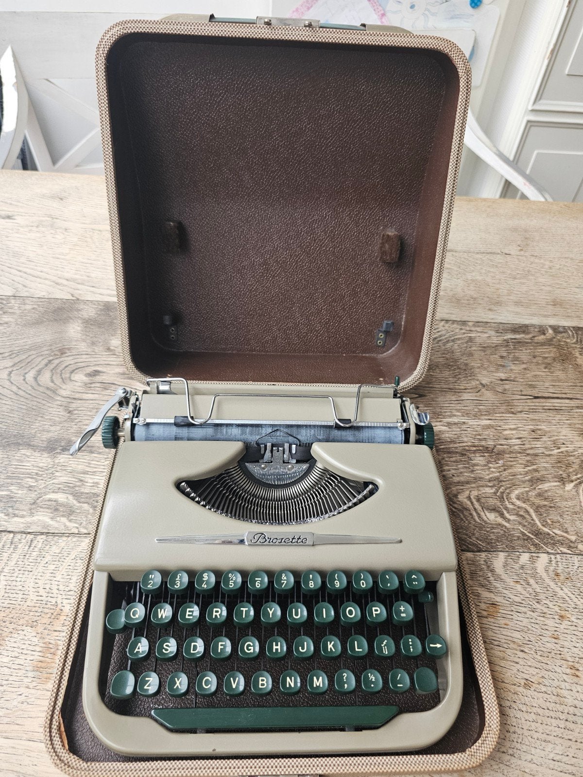 oude typemachine Brosette, Diversen, Typemachines, Ophalen of Verzenden