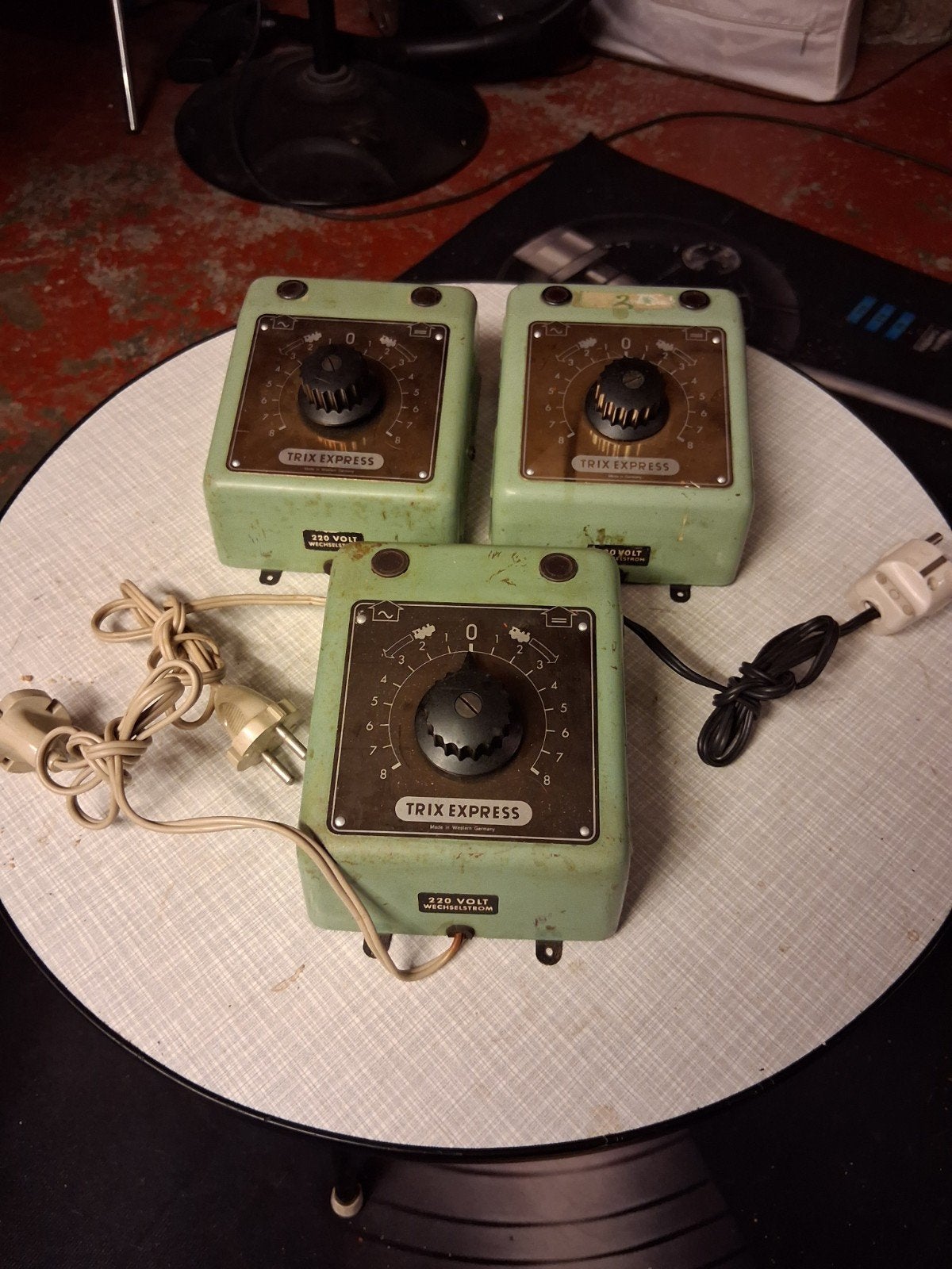 3 stuks TRIX EXPRESS transformatoren, Transformator of Voeding, Gebruikt, Gelijkstroom, Trix