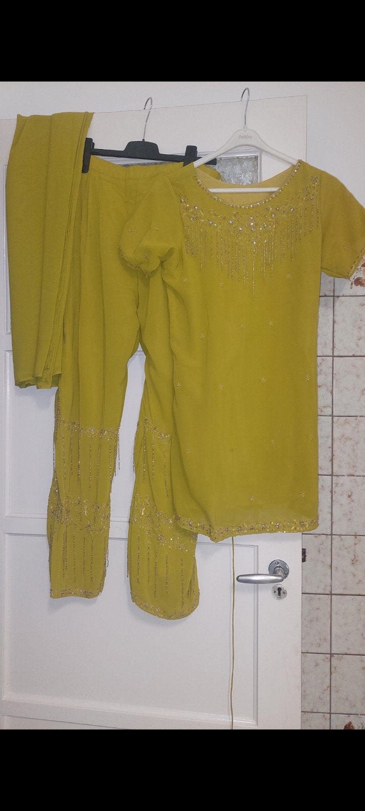 Indiase kleding, Maat 38/40 (M), Overige typen, Geel, Ophalen of Verzenden