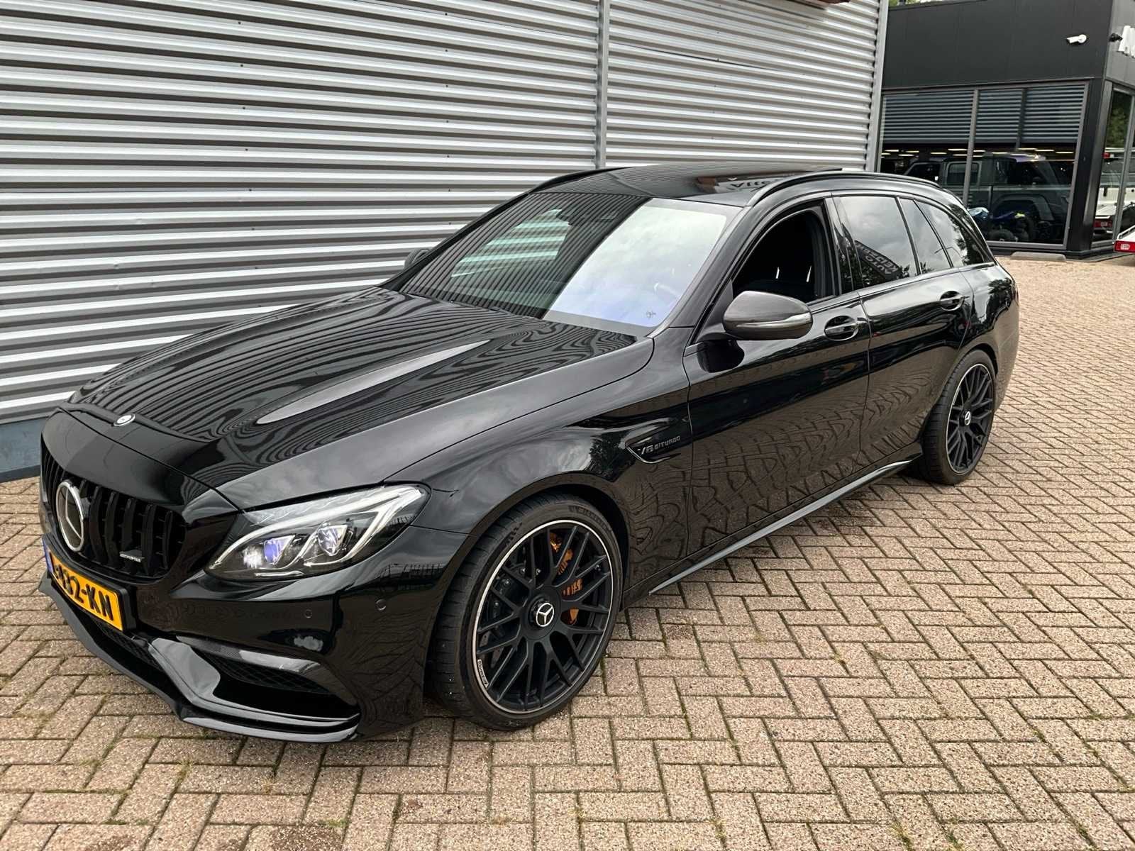 2015 Mercedes-Benz C-klasse Estate AMG 63 S Personenauto, Gebruikt, Euro 6, 1700 kg, Zwart