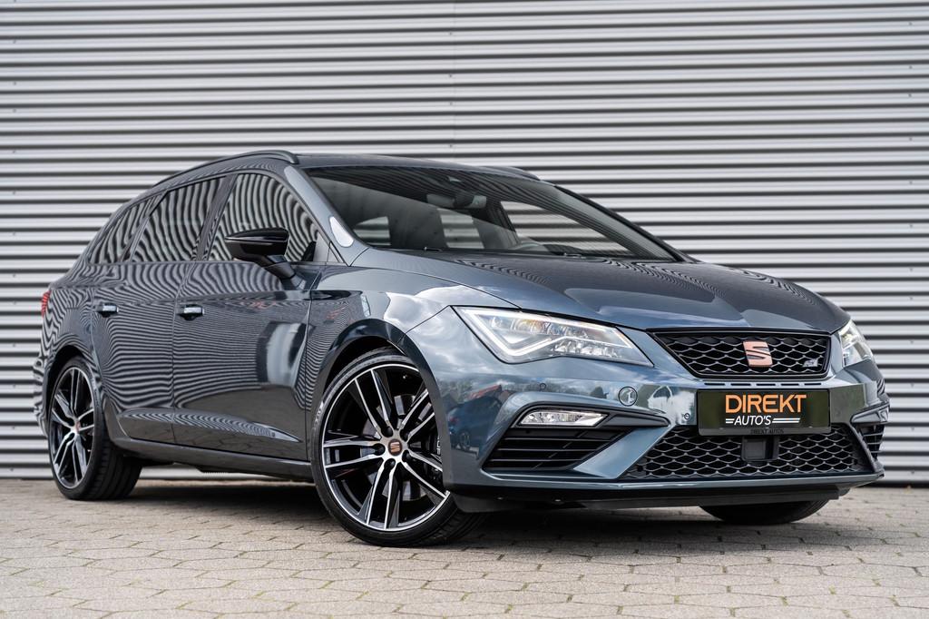 Seat Leon ST 2.0 TSI CUPRA 300 4DRIVE PANO BEATS CAMERA DAB+, Auto's, Automaat, Startonderbreker, Gebruikt, Zwart