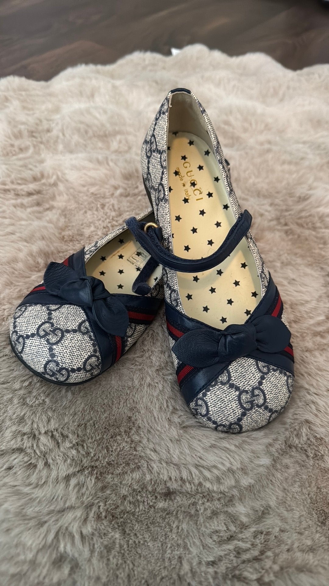 Gucci toddler ballet flats, Ophalen of Verzenden, Zo goed als nieuw, Jongetje of Meisje, Schoentjes
