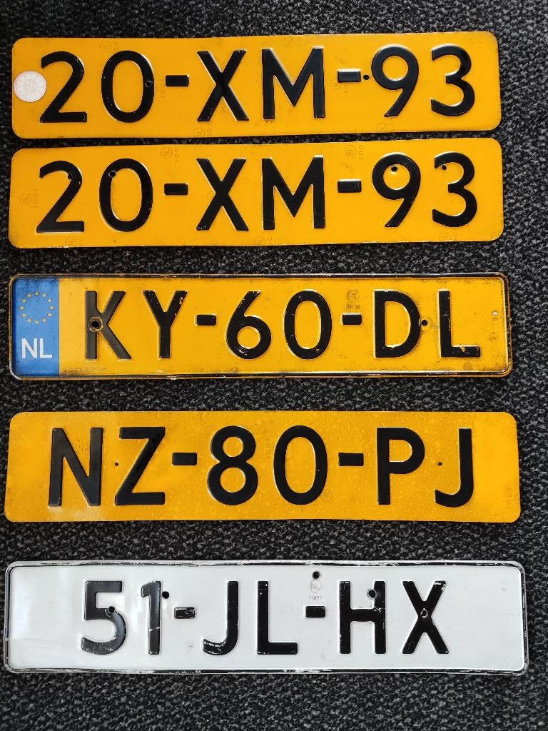 Meerdere kentekenplaten, Ophalen of Verzenden, Nieuw, Achter, Bumper