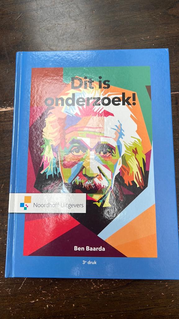 Ben Baarda - Dit is onderzoek!, Boeken, Verzenden, Sociale wetenschap, Zo goed als nieuw, Ben Baarda