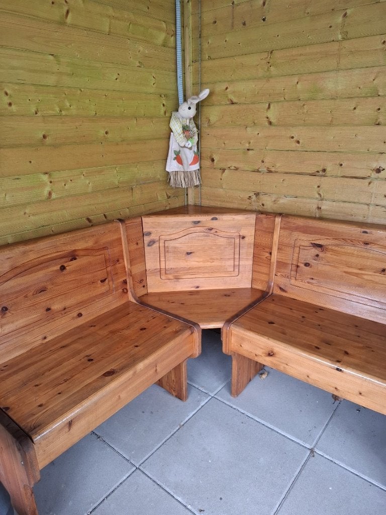 Stube keuken zithoekbank, Ophalen, Gebruikt, 100 tot 150 cm, Bruin