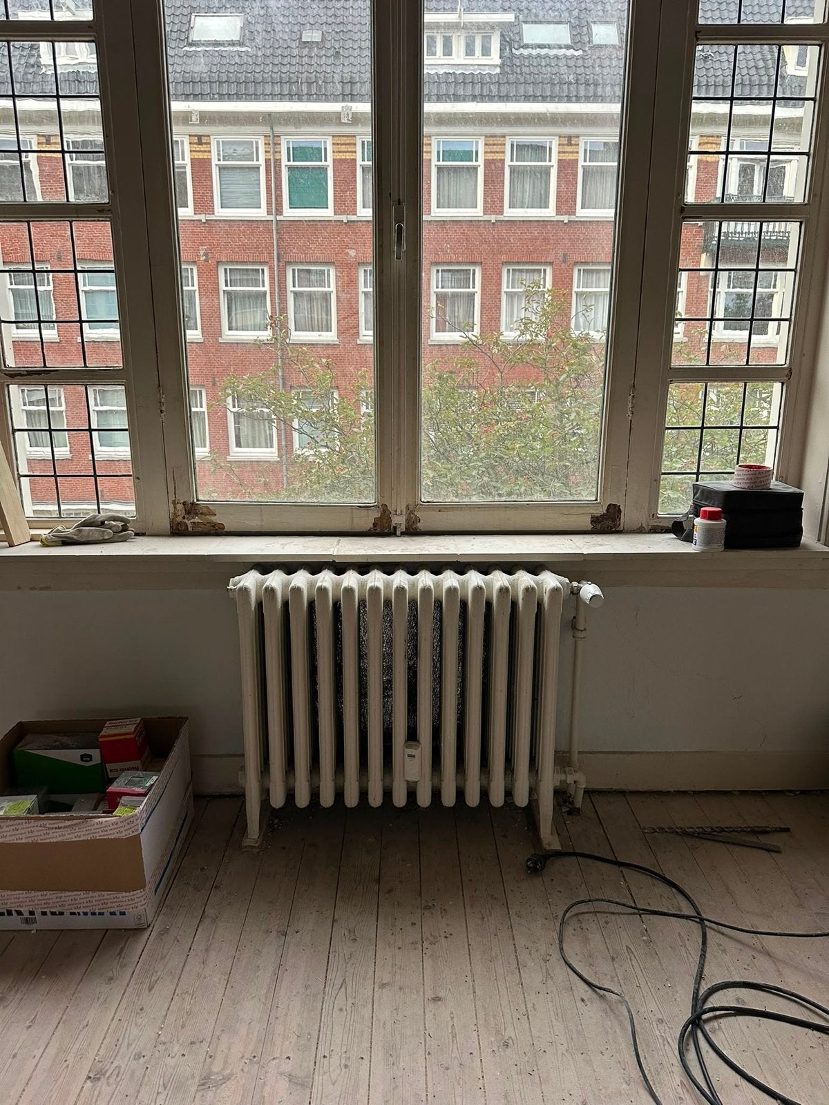4 Prachtige Gietijzeren Radiatoren, Ophalen, Gebruikt, Radiator, Minder dan 60 cm