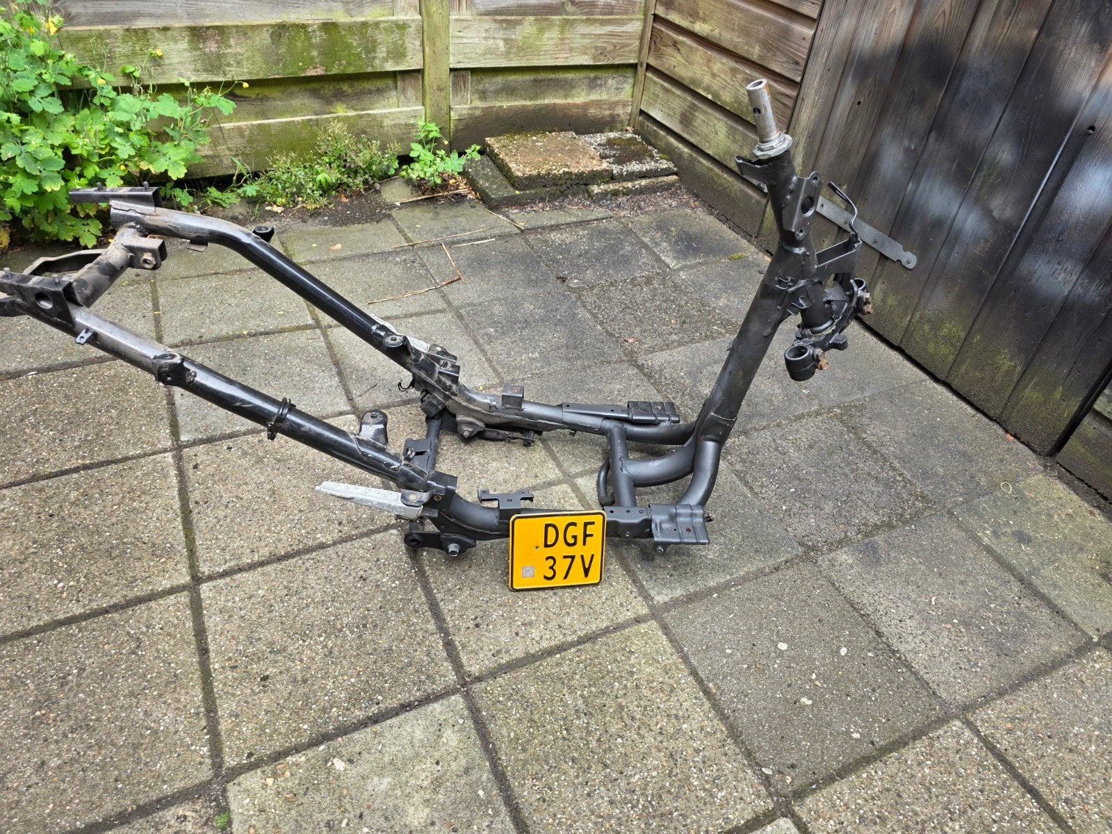 Frame van symmio 45, Fietsen en Brommers, Brommeronderdelen | Scooters, Ophalen, Gebruikt, Frame, SYM