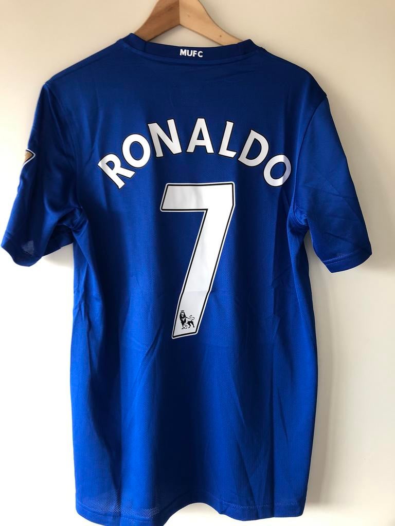 Ronaldo Manchester United retro voetbalshirt maat L, Ophalen of Verzenden, Zo goed als nieuw, Shirt