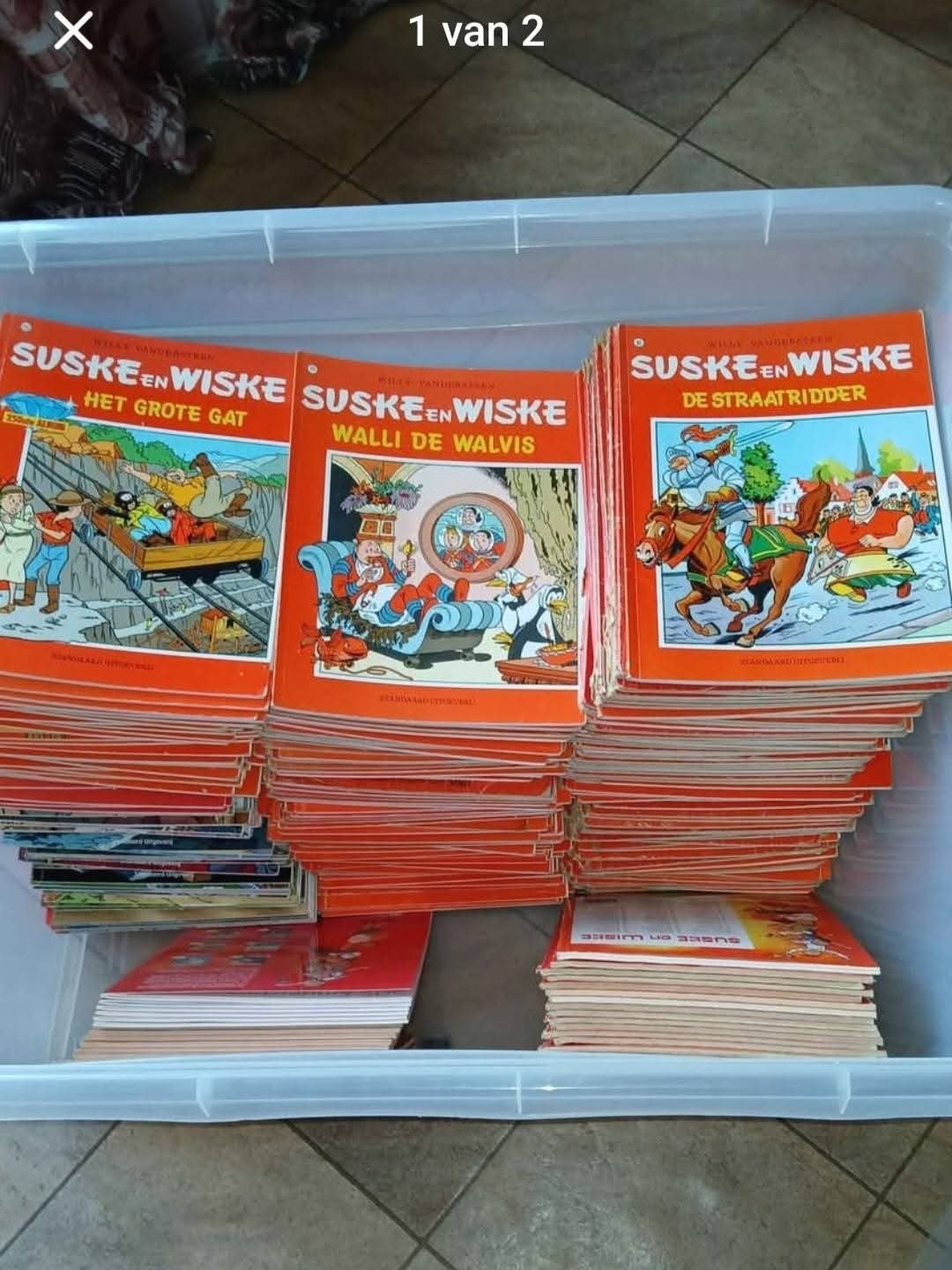 Grote collectie Suske en Wiske stripboeken, Meerdere stripboeken, Ophalen of Verzenden, Gelezen, Willy Vandersteen