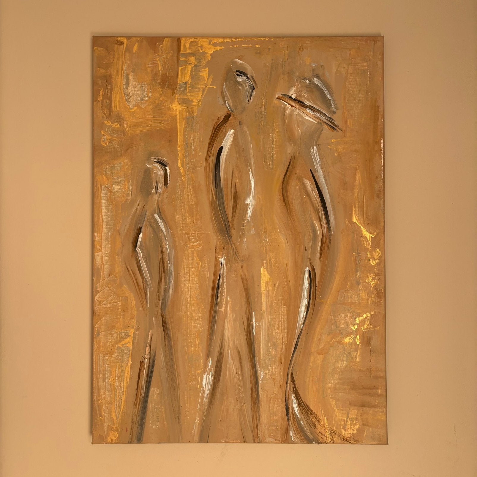 Zelfgemaakt schilderij 50x70cm, Ophalen of Verzenden