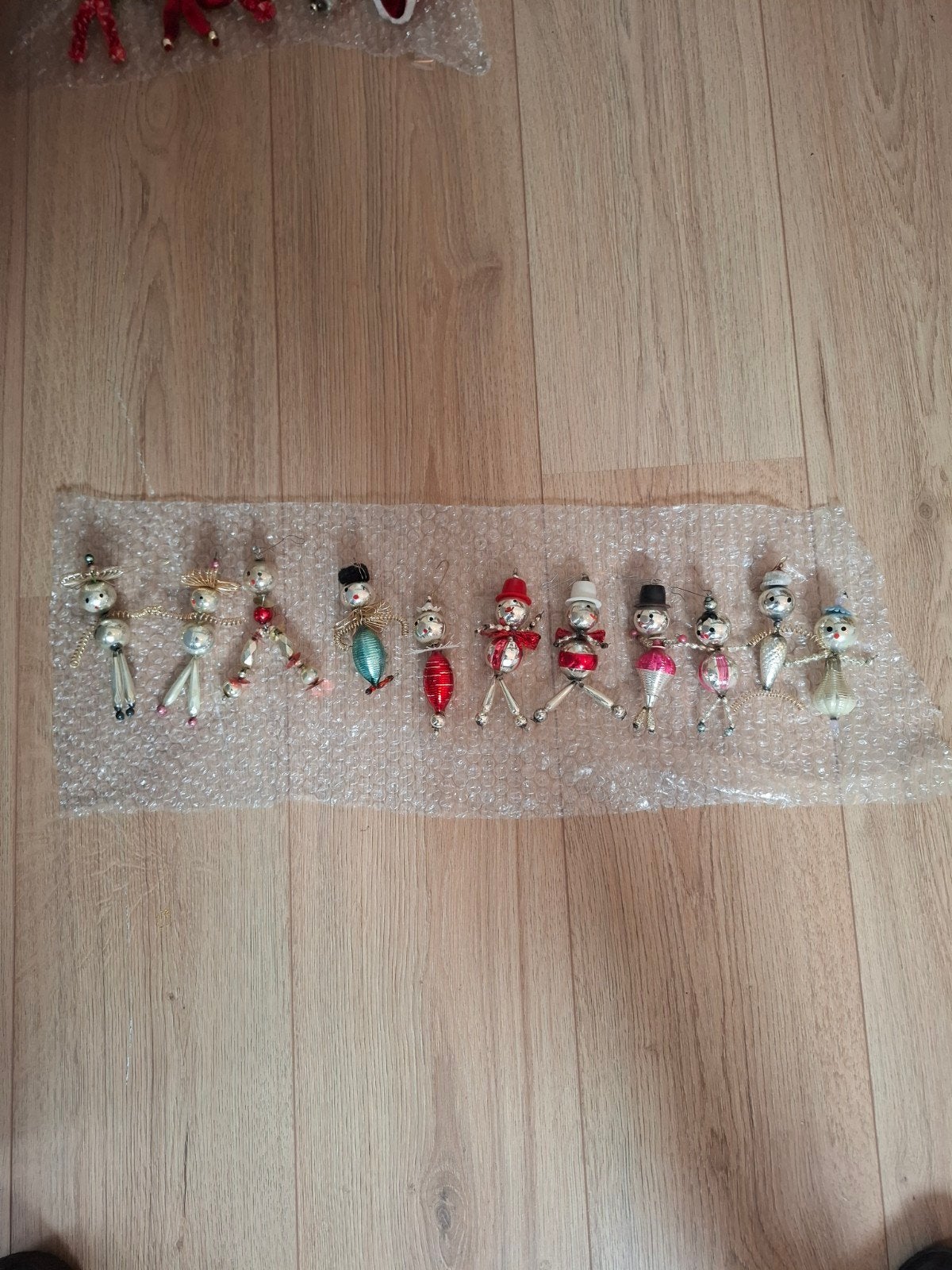 oude glazen gablonzer poppetjes, Diversen, Ophalen, Gebruikt