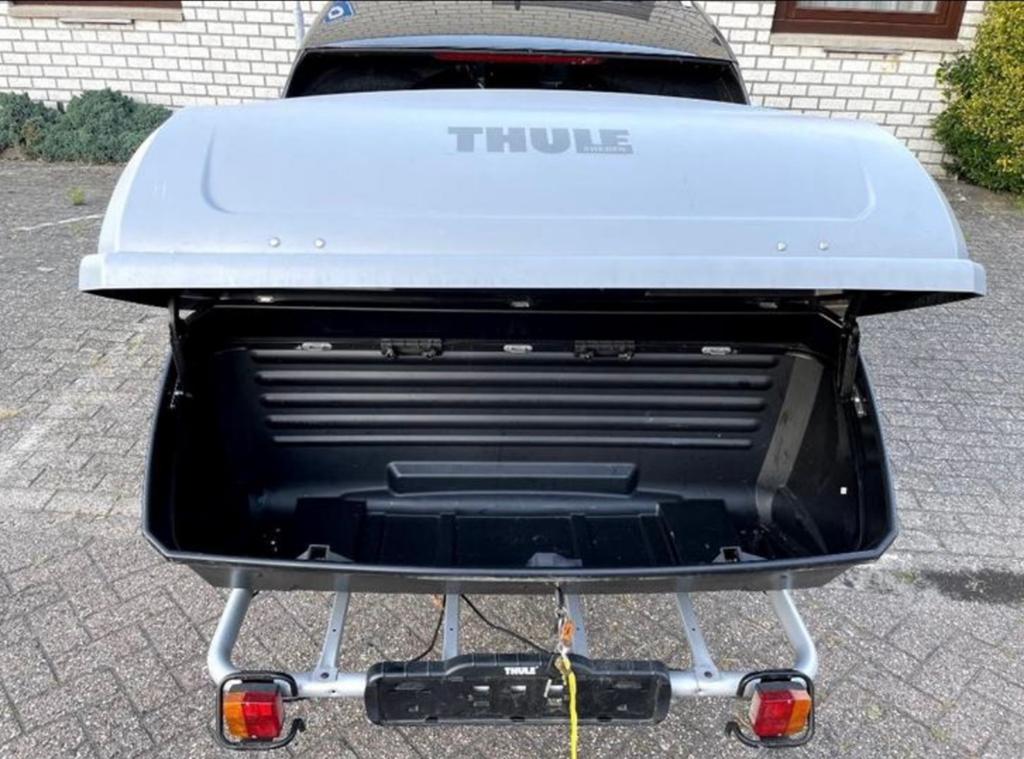TE HUUR: Thule BackUp 900 bagagebox voor trekhaak, Ophalen, Gebruikt
